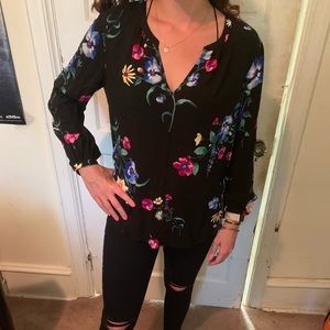 Old Navy floral blouse